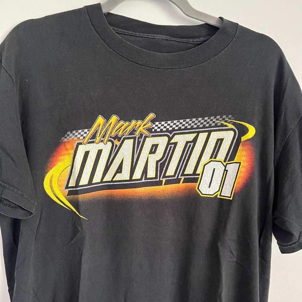 Mark Martin 01 Nascar T Shirt U.S Army Double Sided Racing Tee Y2K - Picture 3 of 5